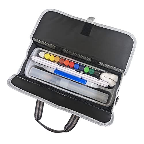 Ecole Teaching Materials Paint Set (Stadel 12PF Watercolor Paints for Elementary School Students, Boys, Elementary School Art Supplies Set, Sakura)