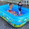 1PC Inflatable Outdoor Pool, Durable PVC Material,  Multiple Components for Outdoor bathtub Backyard Fun and Family Gatherings