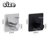 Non Drilling 304 Stainless Steel Hook with Adhesive Stainless Steel Hook Modern Stainless Steel Adhesive Hooks for Bathroom