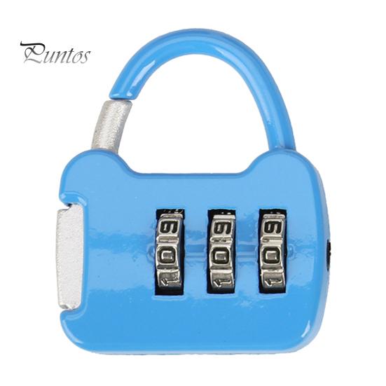

3-значный кодовый замок с паролем, простой в использовании, многоцелевой, портативный, мини, замок с паролем для переноски