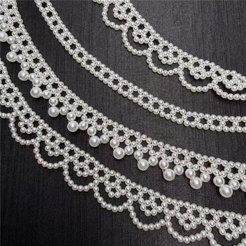 Fashion Shijia Pearl Hollow Bracelet Necklace Bracelet, Bead Lace Princess Chain Wedding Necklace