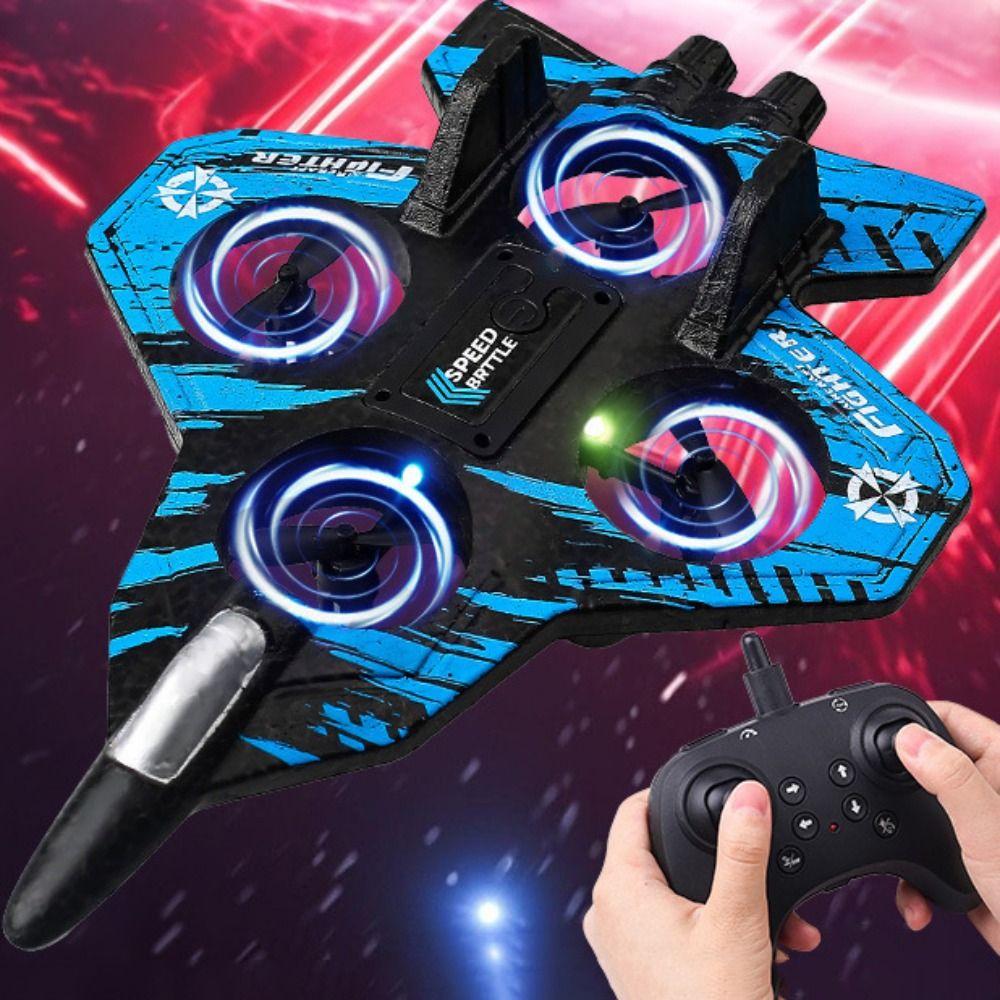 Rechargeable Four Motor Helicopter Toy Gravity Sensing RC Hobby Jet Plane  Parent-child interaction
