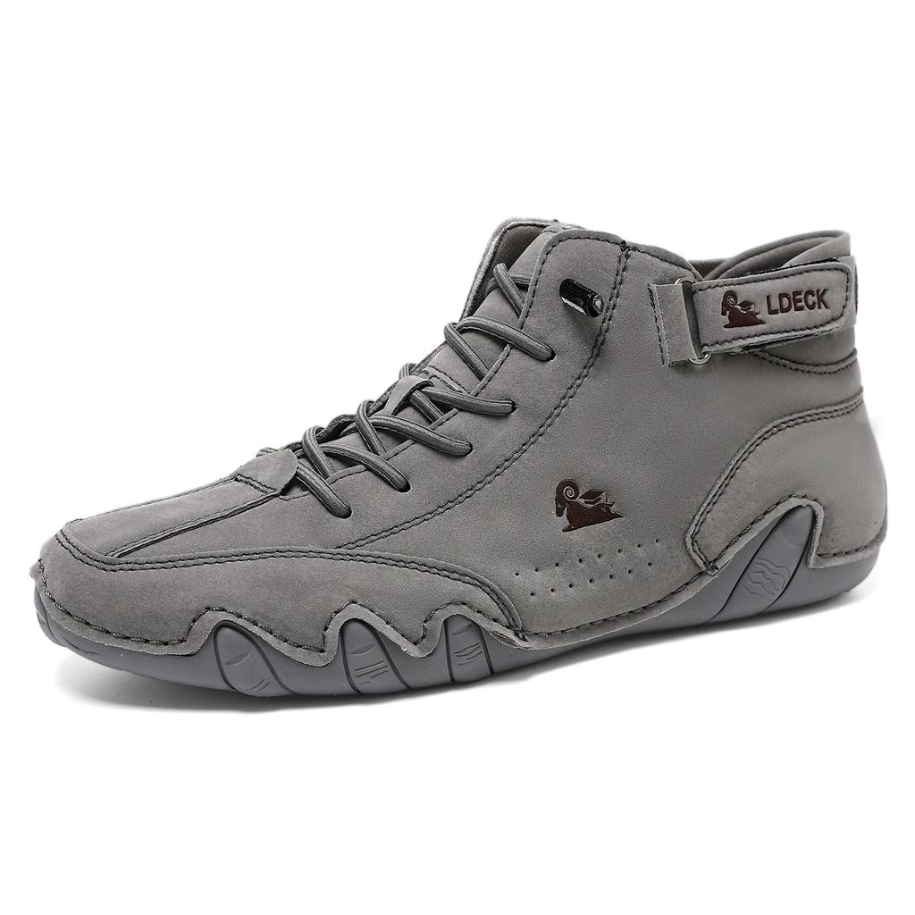 Fashion Men Boots Casual Motorcycle Winter Shoes Waterproof High Top Sneakers Luxury Footwear Fashion Loafers Outdoor