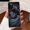 Cute Funny Cartoon Cat Design Pattern Phone Case For Realme GT 7 Pro 5G Clear TPU Soft Cover Anti-scratch Couple Shell