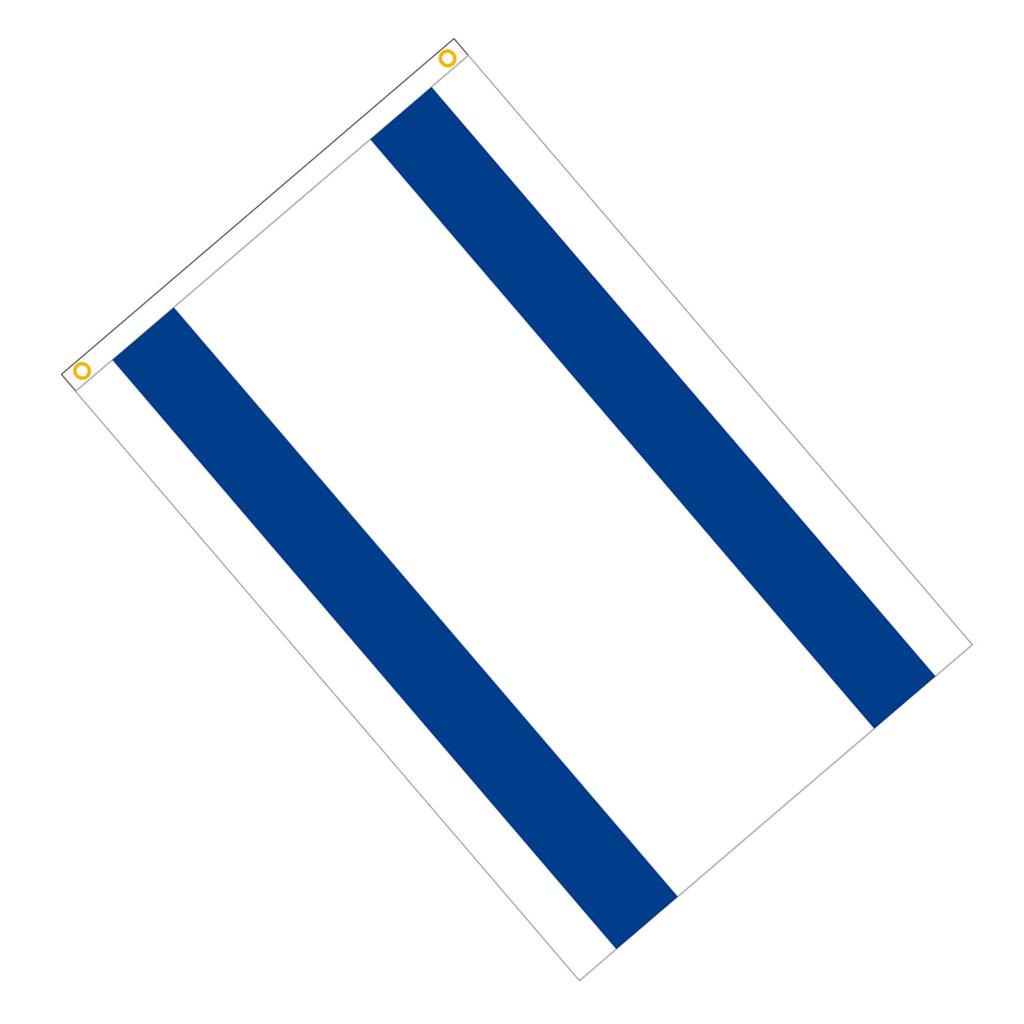 Israel Israelische Flagge Polyester Wir stehen zu Israel Gartenflagge für Feiertag Hof Außendekoration 90x150cm