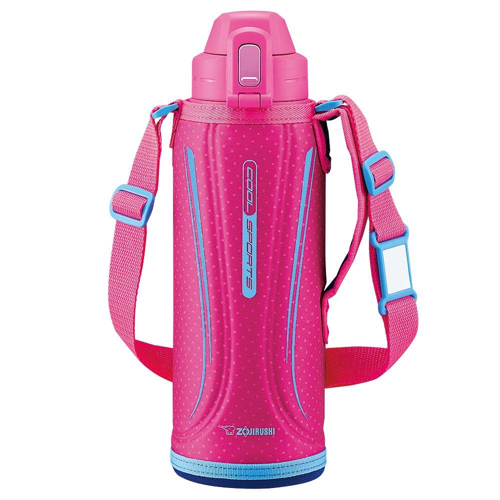 

ZOJIRUSHI Stainless Steel Cool Water Bottle, Direct Drinking, Sports Type, 1.03L, Vivid Pink, SD-EC10-PV