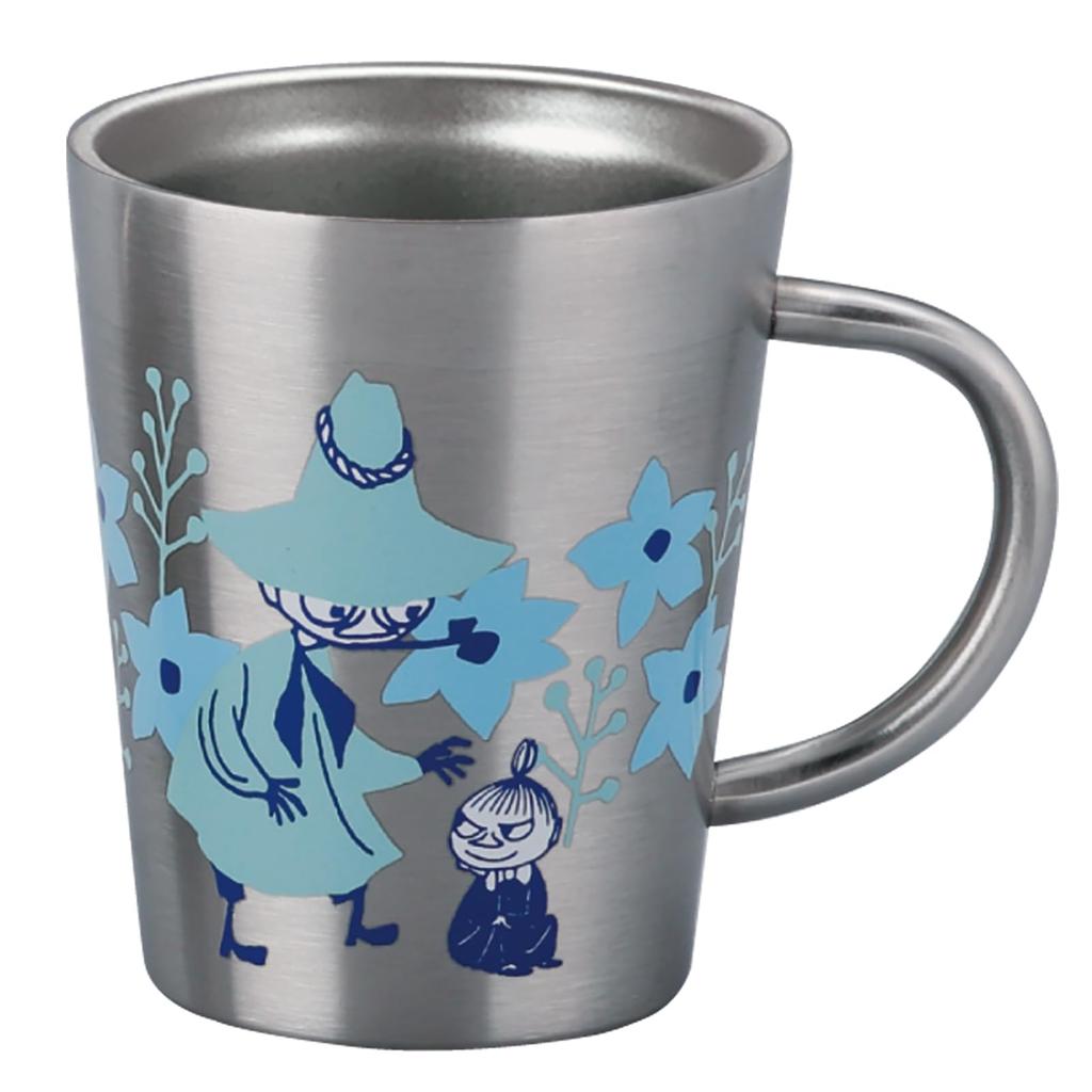 MOOMIN Stainless Steel 9 x Keeps Drinks at Cools Snufkin Outdoor Scandinavian (Moomin) Double-Walled Mug, 360ml, Approx. 11cm, Temperature, Down,