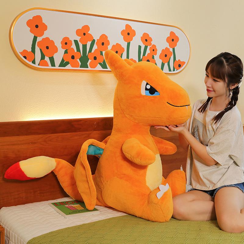 Exquisite Fire-breathing Dragon Plush Toy Doll Living Room Ornament Children's Birthday Gift Doll