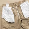 Men's Korean Style Trendy Loose-Fit Overalls: Autumn Casual Straight Pants with Multiple Pockets