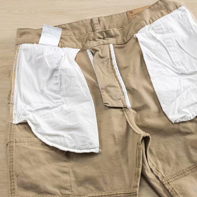 Men's Korean Style Trendy Loose-Fit Overalls: Autumn Casual Straight Pants with Multiple Pockets