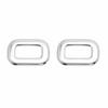 For Benz GLE GLS Cover Trim - Silver Titanium Seat Adjust Button Sticker