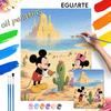 Desert Castle Cactus Digital Oil Painting Art Painting Handmade Diy Home Decorations