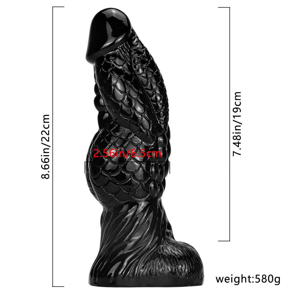 Enorme consolador negro con potente ventosa para juego Anal, enorme juguete para adultos, juguete sexual para adultos de gran tamaño, consolador realista de orgasmo rápido