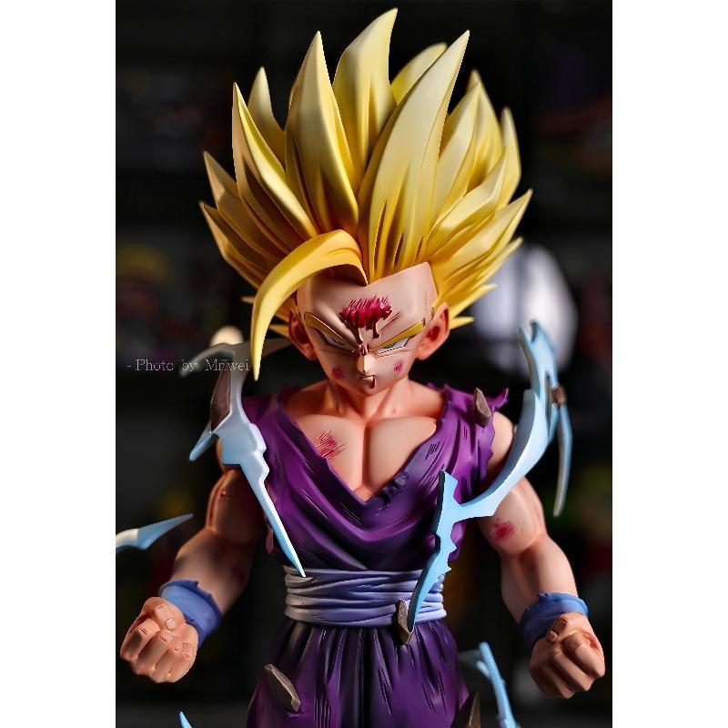 Anime 25Cm Figure Son Gohan Action Figures Double-Headed Gohan Figurine Pvc Doll Statue Collection Models Toys Gifts