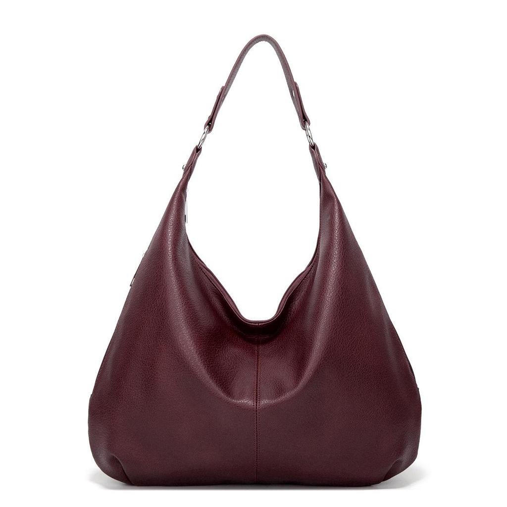Women's 2023 Autumn/Winter Tote: Large Capacity Soft Leather Shoulder Handbag with Mother-and-Child Design
