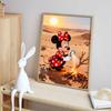 Disney diamond painting kit handmade diy5D home decoration gift unique creative desert Minnie fire camping adventureTotal characters 128