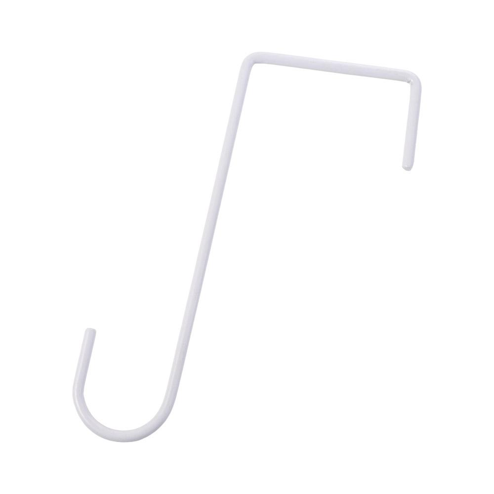 

3pcs Garden Supplies Iron Fence Hooks Durable Reusable Guardrail Hooks Creative Railing Hooks Shop S білий