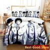 Anime Bungo Stray Dogs Bedding Set Duvet Cover Sheet Printed Bed Set Pillowcase Bed Full Queen King Size Comforter Bedroom