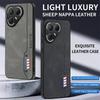 For Tecno Pova7 Ultra Case Luxury Vintage Nappa Leather Soft Edge Cover For Tecno Pova7 Pro Shockproof Bumper Funda