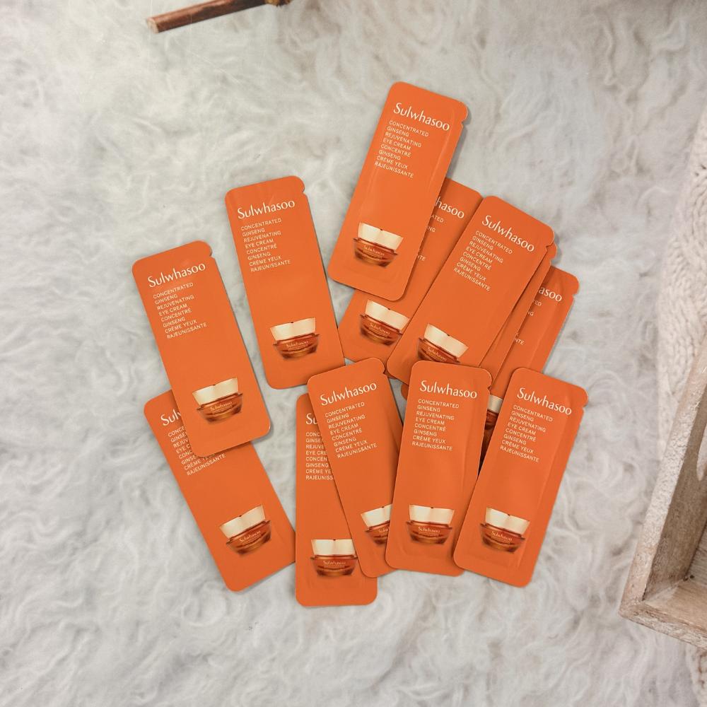 Sulwhasoo Konzentrierte Ginseng-Augencreme zur Verjüngung, 1 ml, 36 Stück