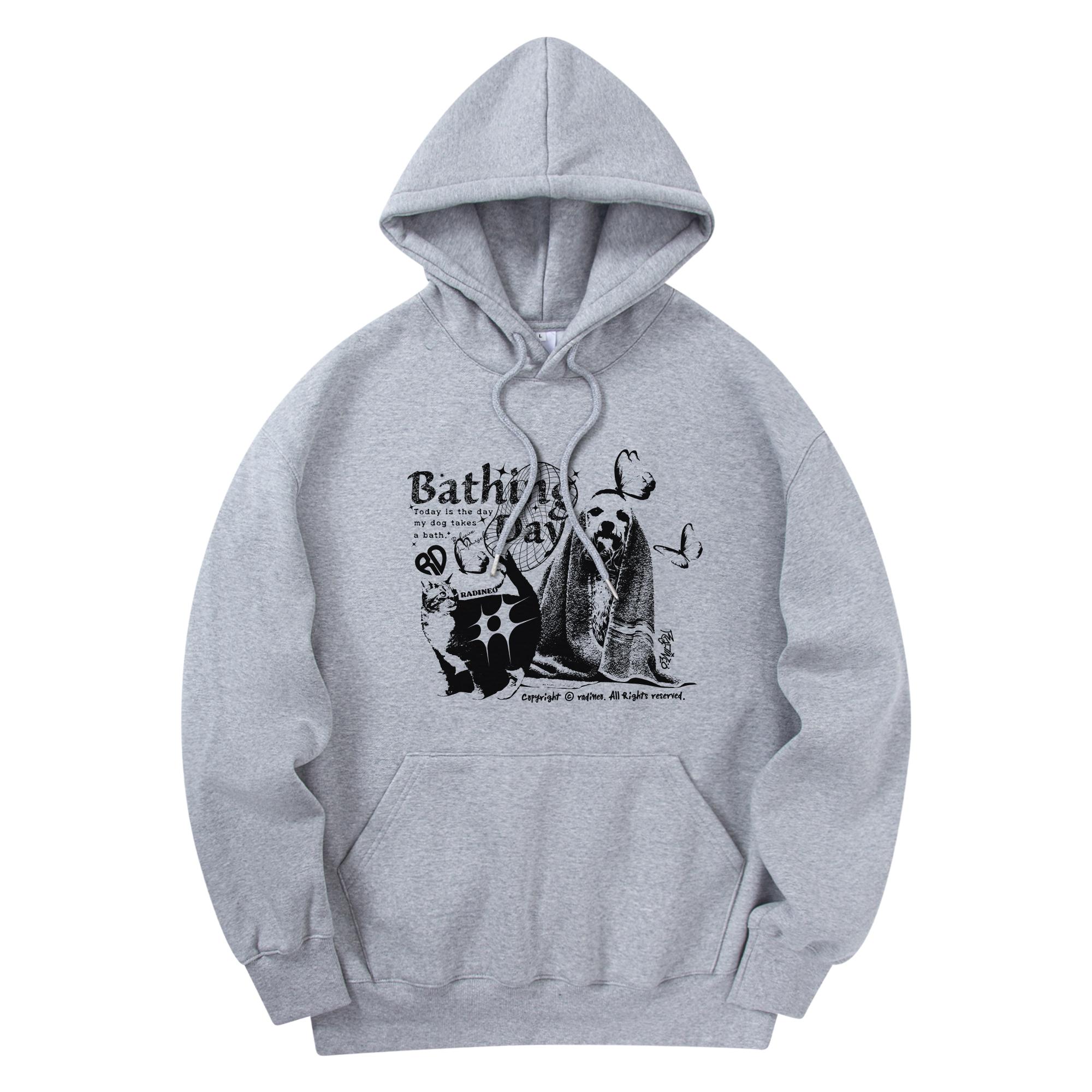 Radineo Basting Hoodie Gray Gray (Gray)/L