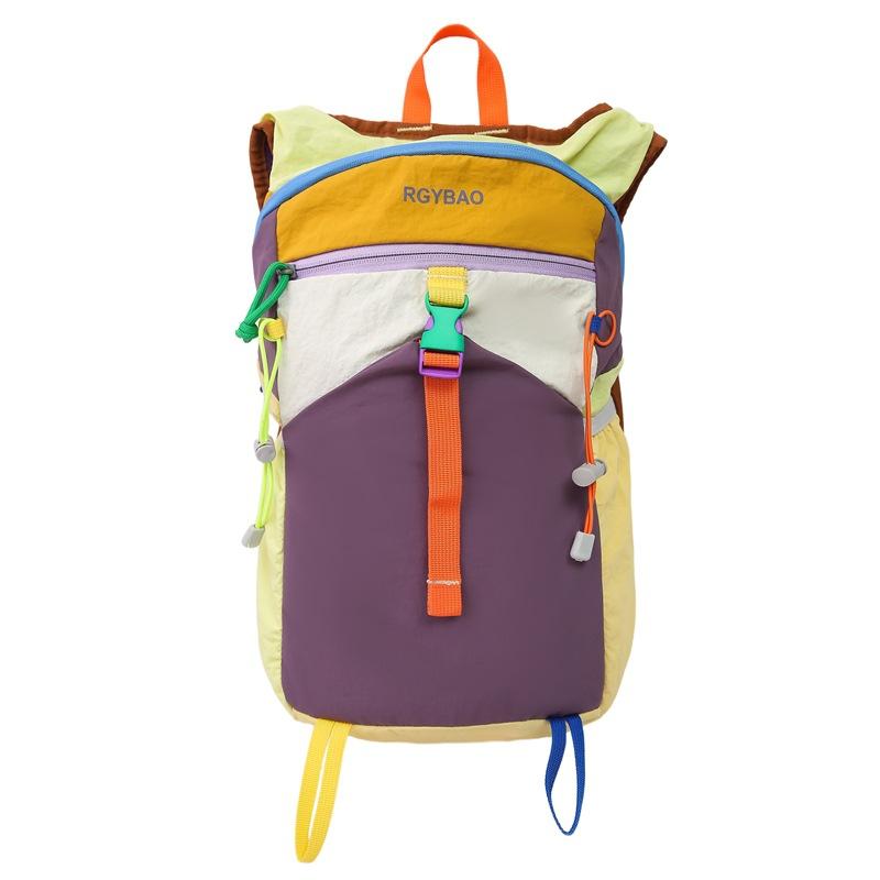 Schoolbag Mori ins new high-value fresh contrasting splicing backpack couple lightweight travel large-capacity backpack
