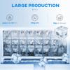 Commercial Ice Maker with 4kg Ice Storage - Silver Tone