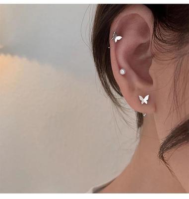 2025 New Korean Butterfly Earrings for Women: Elegant Ear Hooks for a Sophisticated Look