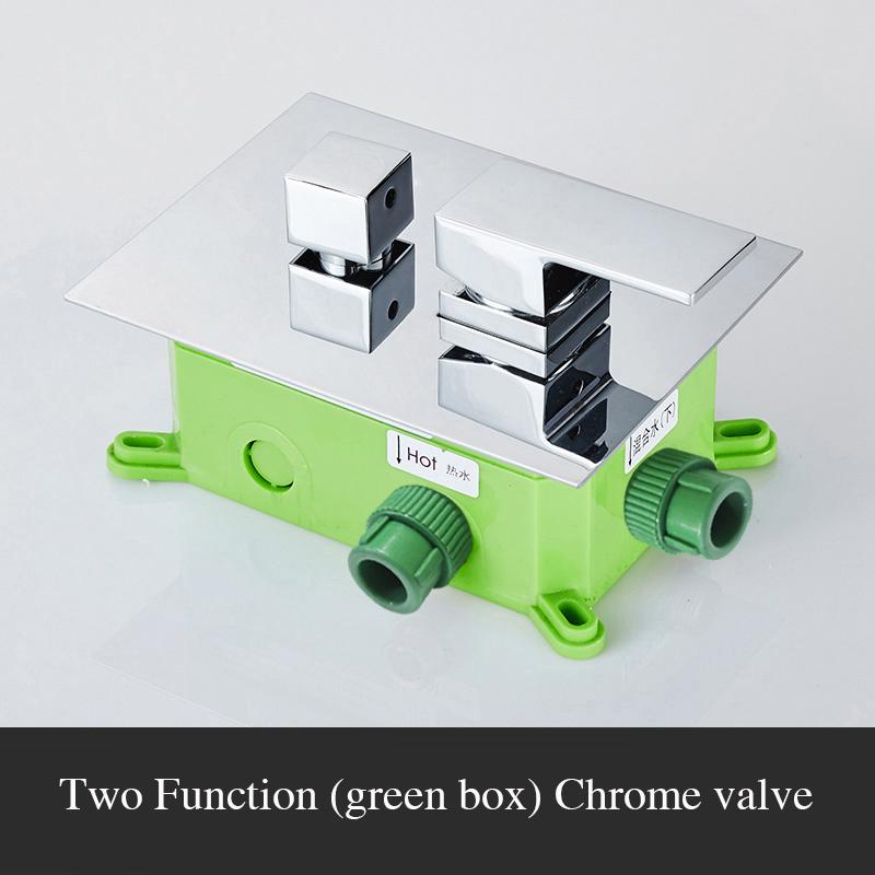 

BAKALA Black&Chrome Одно-/двух-/трех-/четырехходовой смеситель для ванны из полипропилена, сварной с открытым клапаном для душа, смеситель для душа в ванной комнате