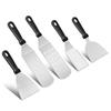 Stainless Steel Steak And Pancake Spatula With Long Handle For Home Kitchen Cooking