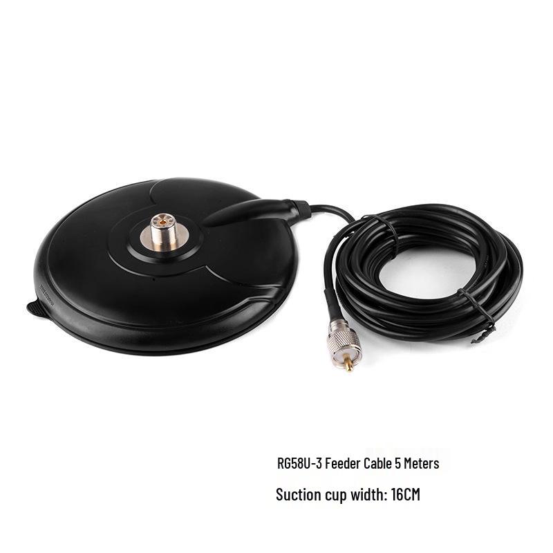 

New K702M Vacuum Magnet Suction Cup - Double Power, Black Feeder, RG58U Compatible Other