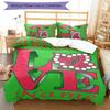 3pcs Custom Name Alpha Kappa Alpha logo Bedding Set Duvet Cover Closure Includes 1 Duvet Cover & 2 Pillowcases for All Seasons Bedroom Decor