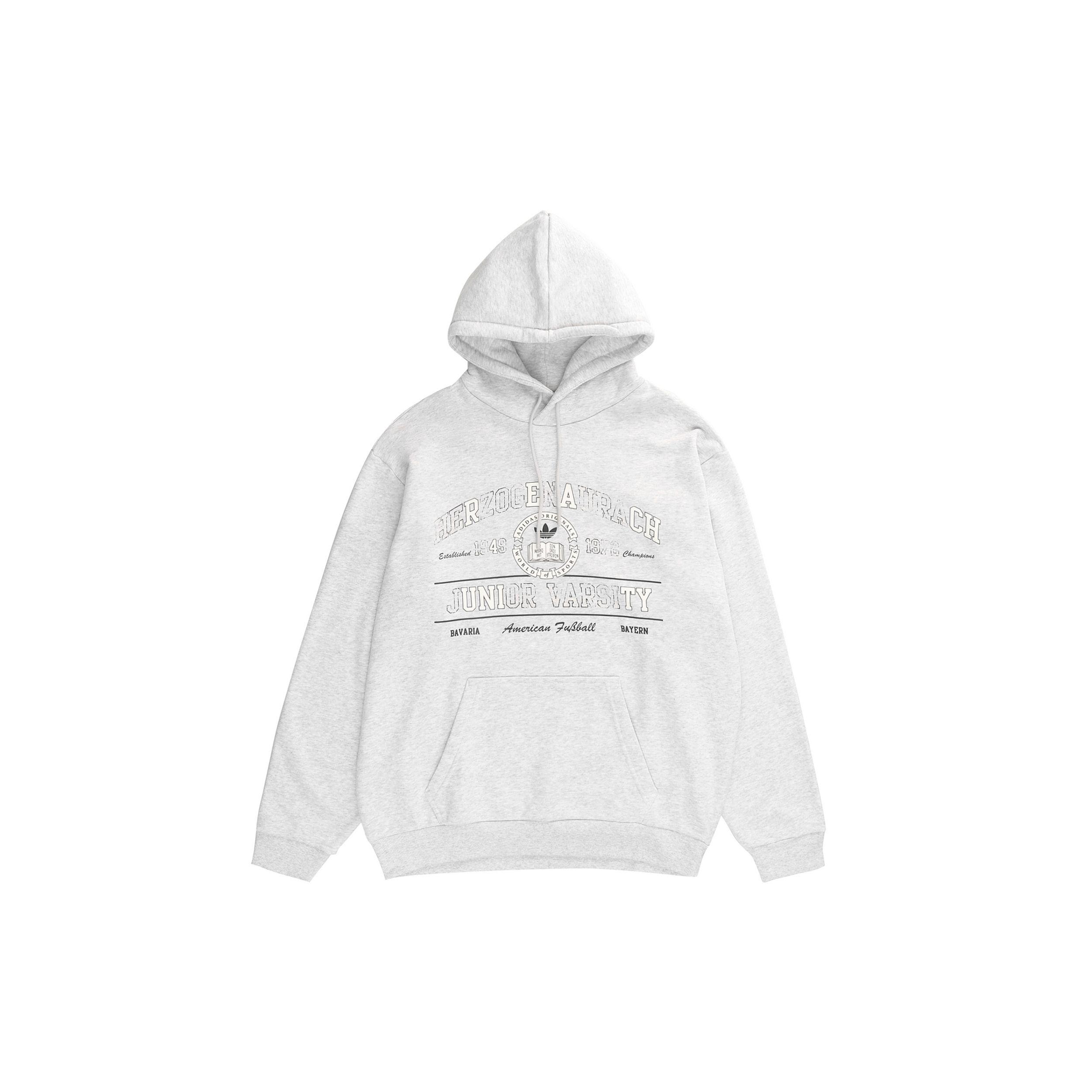 

Adidas Alphabet Print Спортивная толстовка с длинными рукавами Мужские топы Светло-серые HF9217