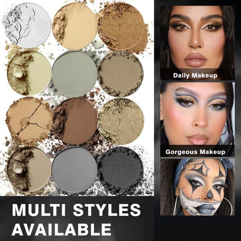 DE'LANCI - 12 Farben Nude Smoky Palette