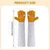 Animal Handling Gloves Anti Scratch PU Leather Breathable Pet for Cats Dogs Biteproof