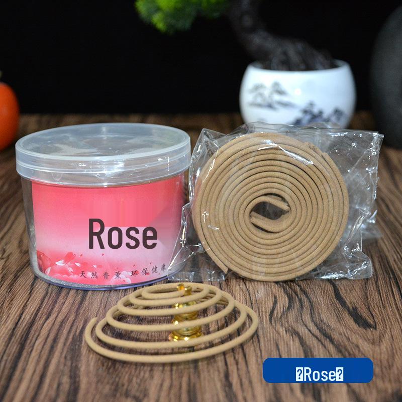 Sandalwood & Agarwood Jasmine Coil Incense for Deodorizing & Sleep Aid