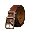 Belt Men's Retro Casual Cool Trendy All-Matching Hollow First Layer Cowhide Pin Buckle Genuine Leather Jeans Belt Men's