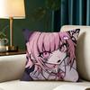 D-Danganronpa C-Chiaki N-Nanami Anime Pillow Case Square Double-Sided Sofa Cushion Cover Bedroom Bedside Pillow