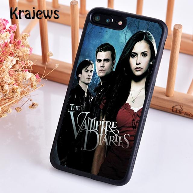 Krajews The Vampire Diaries Printed Phone Case Cover For IPhone 18 17 Air 16 15 14 Plus 11 12 13 Pro Max Coque Fundas
