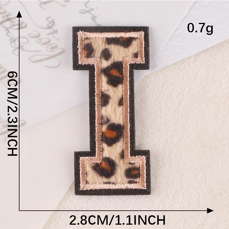 3pcs Flannel Iron-On Letter Patches, Embroidered Letter Patches, Suitable for Clothing, Dresses, Hats, Jeans, Shoes, Bags, DIY Materials