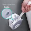 ecoco Wall-Mounted Silicone Toilet Brush with Holder