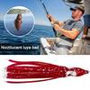 10Pcs 9CM/2G Soft Squid Skirt Bait Luminous Realistic Silicone Saltwater Trolling Fishing Artificial Glow Octopus Lure Fishing Accessories