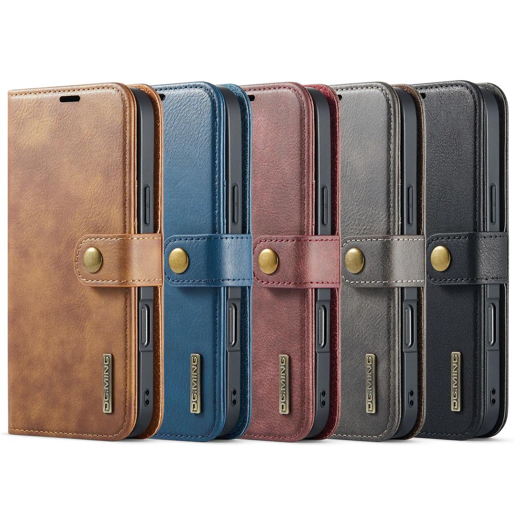 2 in 1 Detachable Cards Solt Wallet Leather Book Case For iPhone 16 Pro Max 15 Plus 13 12 11 Book Flip Bag Pocket Magnetic Cover