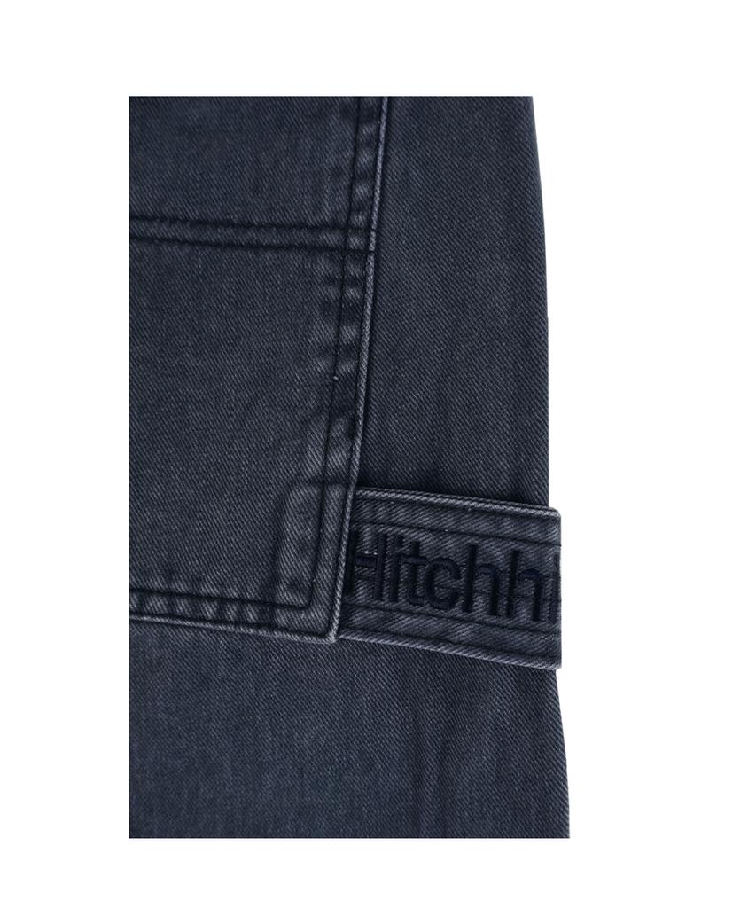 Ialtial Hitchhiker Belt Loop Cotton Pants Navy