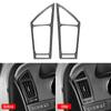 2Pcs Carbon Fiber Car Interior Dashboard AC Air Vent Outlet Cover Panel Decorative Frame Decals Stickers Auto Accessories for Hyundai Sonata 11-14