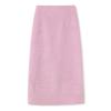 Winter temperament thickened warm wool pulling coat high-end long-sleeved woolen jacket skirt set NY116