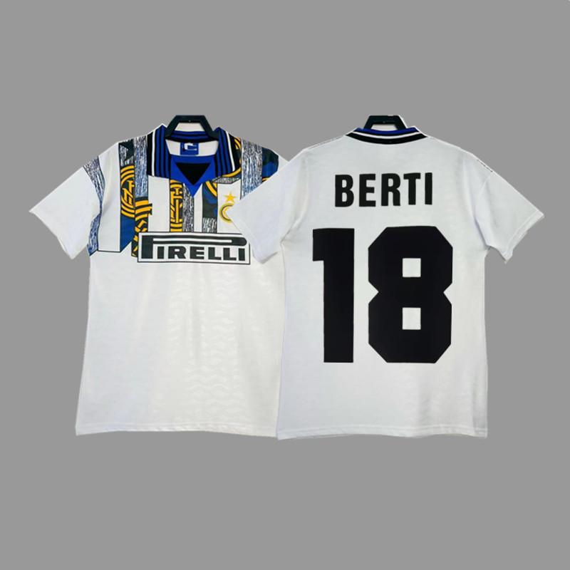 Inter Retro Jersey Football Jersey Classic Baggio Ronaldo Zanetti Figo Adriano Jersey