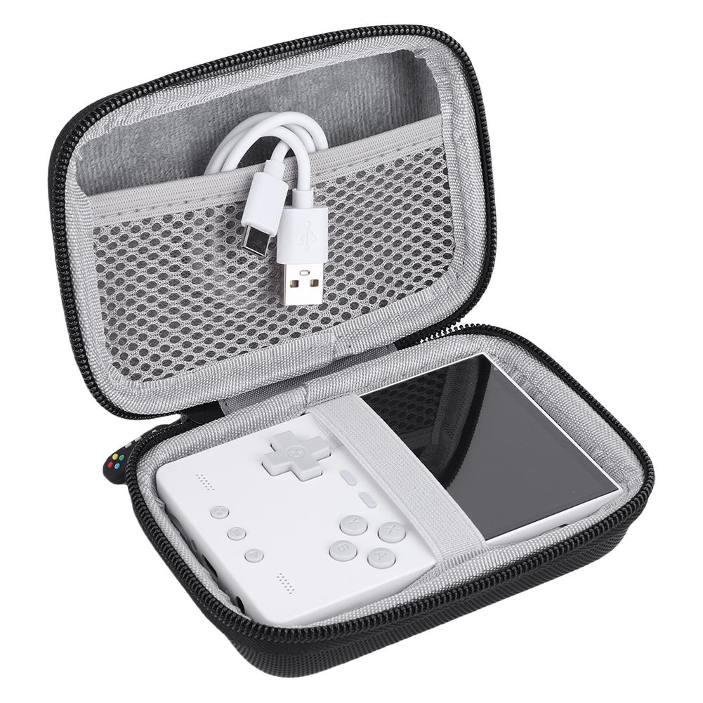 Hard Carrying Case Anti-scratch Travel Protective Case with Mesh Bag Game Accessories Box for Trimui Brick Handheld Game Console