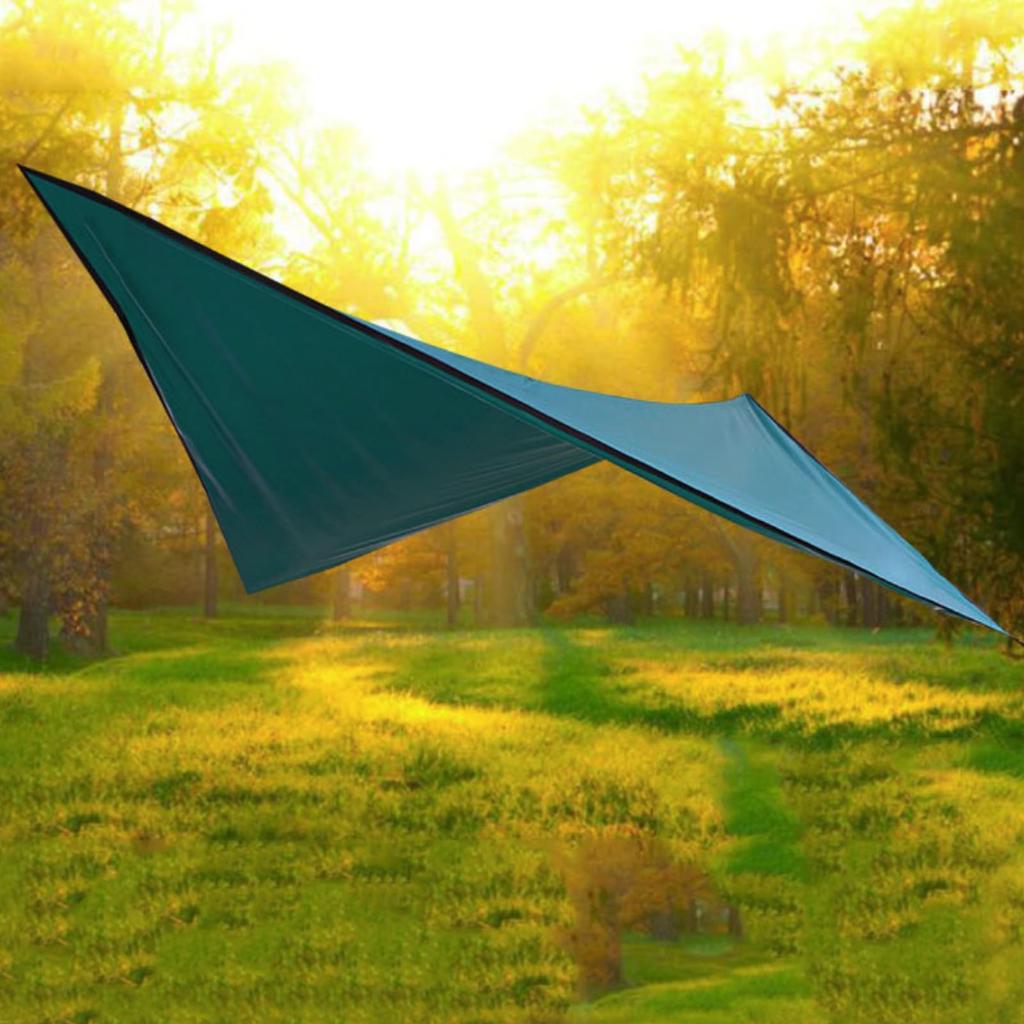 Azarxis Waterproof Awning Tent Ground Sun Storage Bag Mountain Multifunctional Tarp, Shade, Sheet, Sheet, Shelter, Foldable, Lightweight, Sunshade,