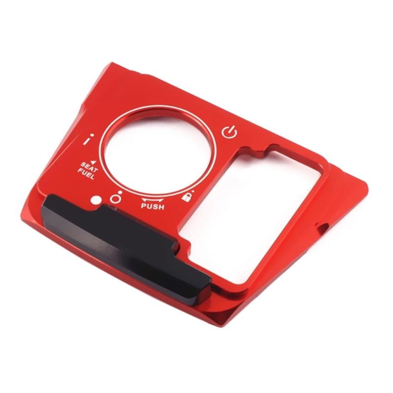 Motorcycle Seat Electric Door Lock Switches Cover Caps for 350 300 Replacement Ignition Switches Metal Protectors Cover